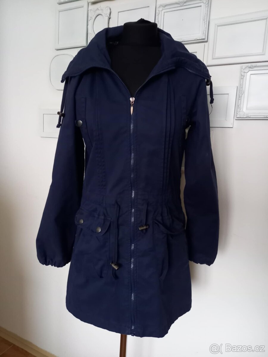 Modrá dámská parka - 3