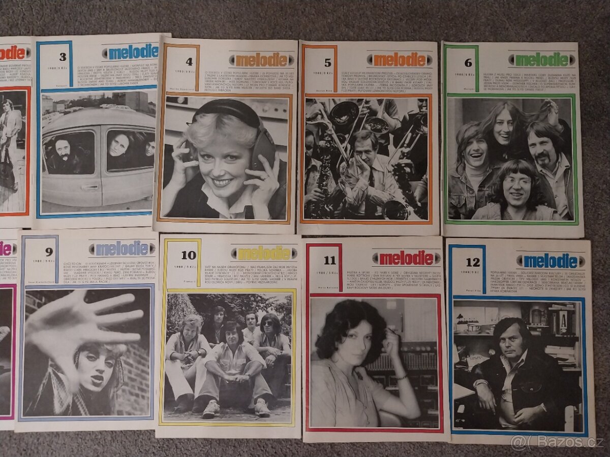 Časopis Melodie ročník 1980 - 3