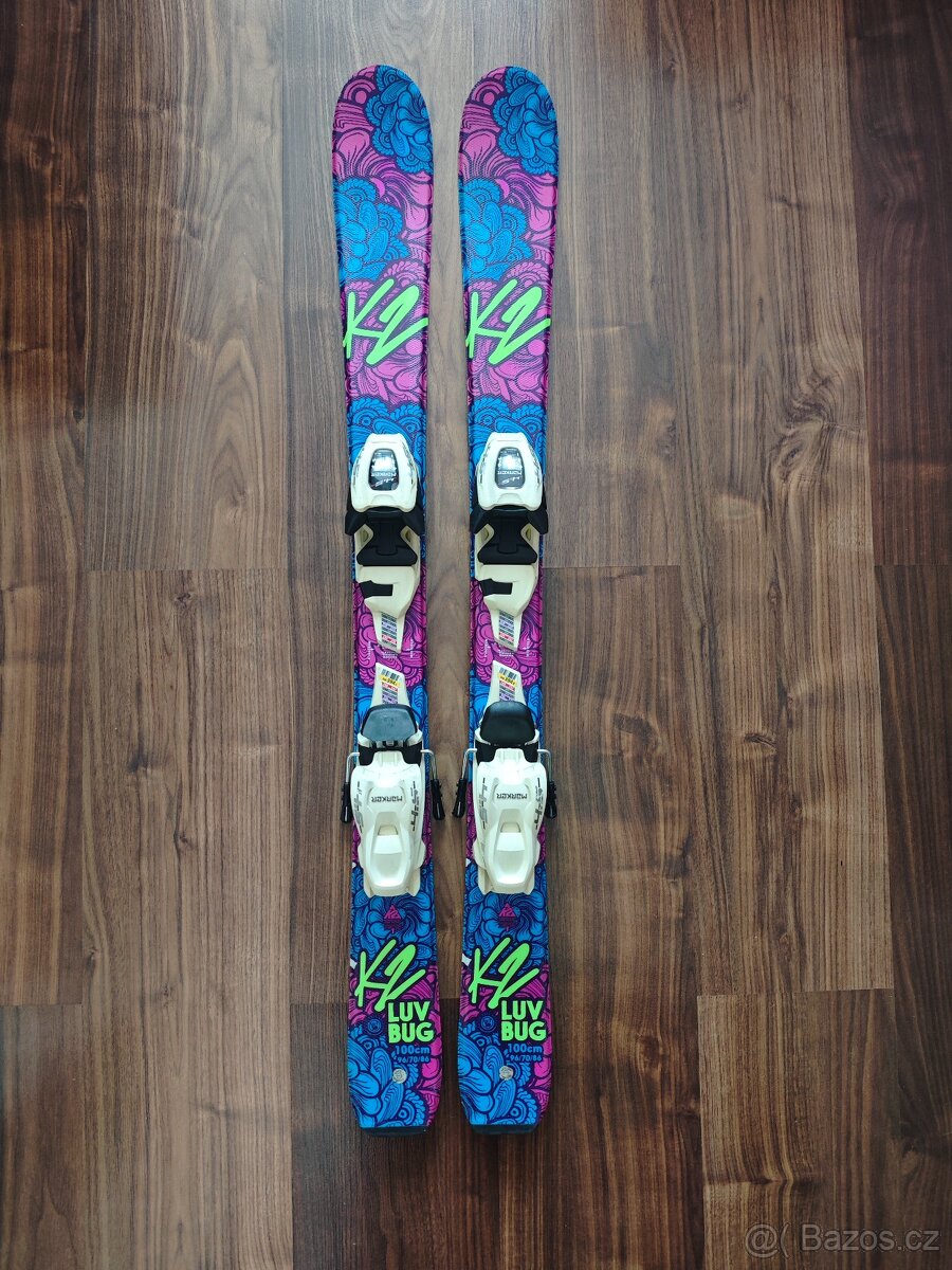 Dětské lyže K2 Luv Bug, délka 100 cm - 3