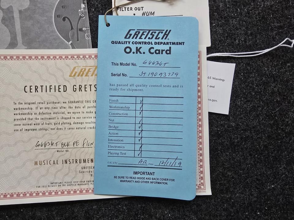 Gretsch G6636T-BLK Player’s Edition Falcon + kufr - 3