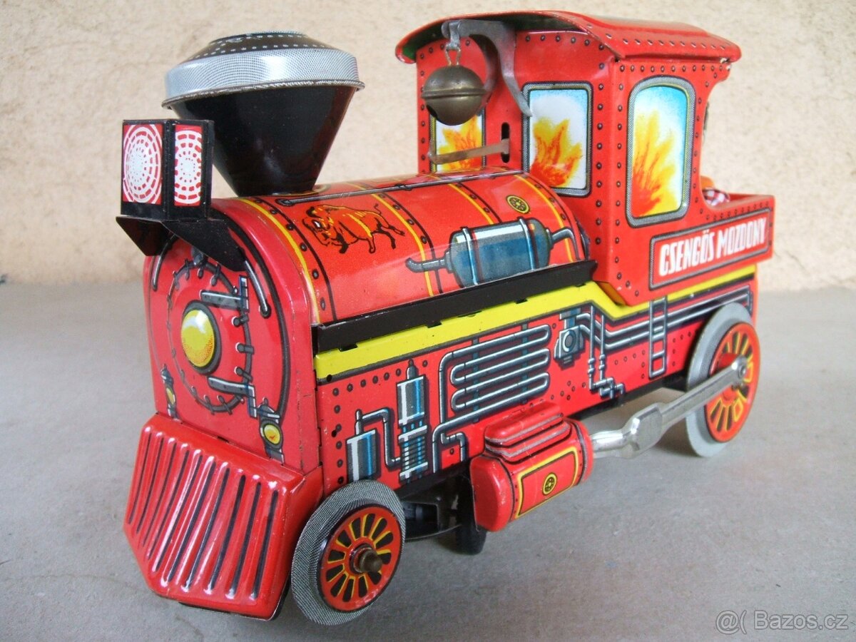 Csengos mozdony - maďarská plechová lokomotiva - 3