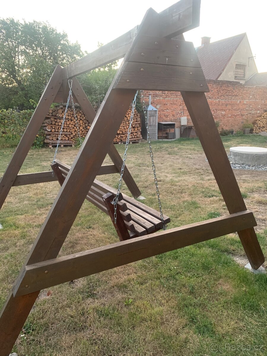 Masivní zahradní houpačka - 3