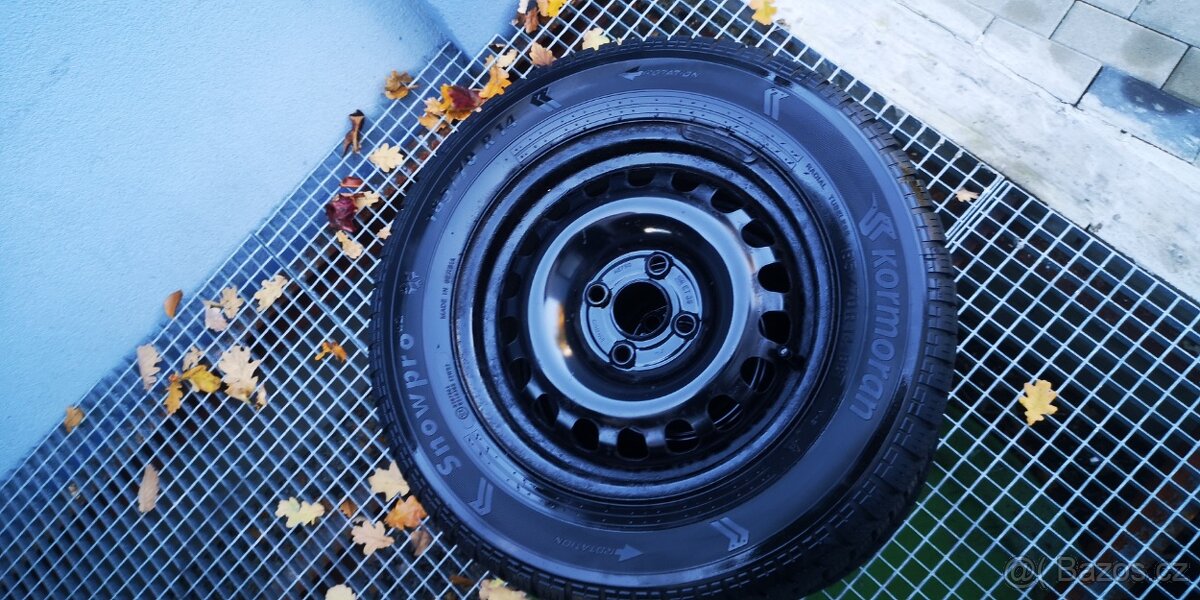 Zimní sada kol 4X100 R14 se zimními pneu 185/70/R14 - 7mm - 3