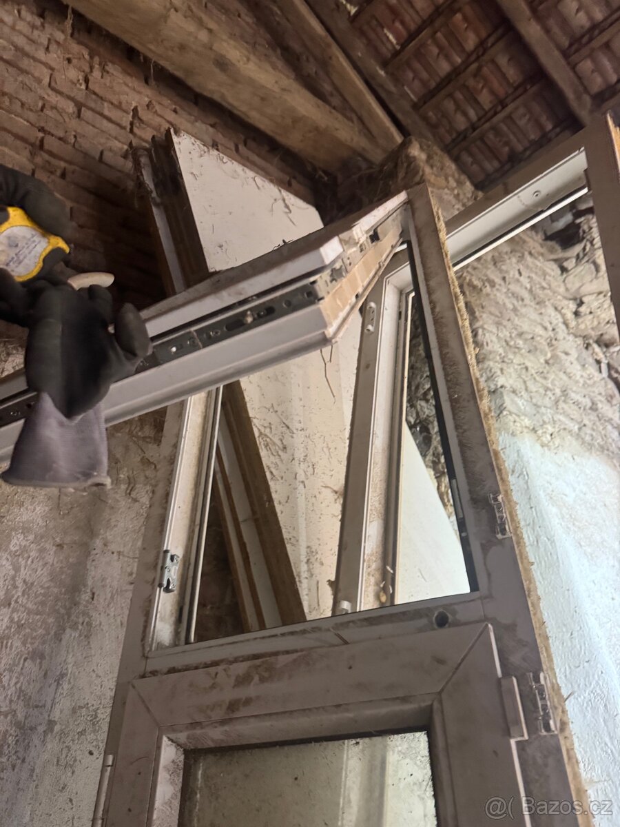 Plastové okna s rámem 2250x535 - 3