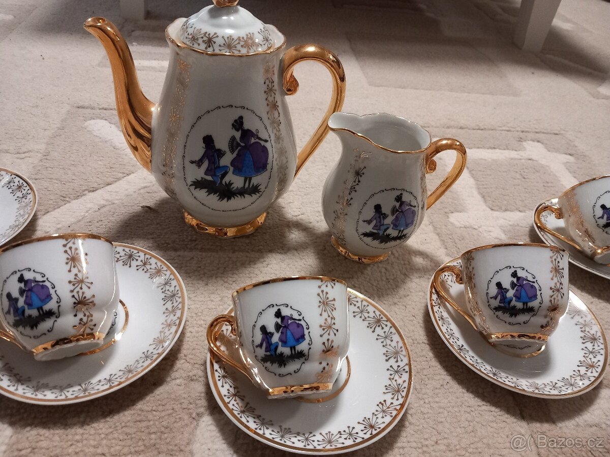 Krásný Starý čajový servis - 3
