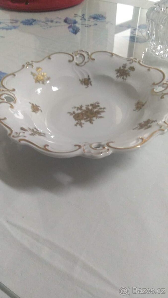 Stará porcelánová misa značky Weimar - 3