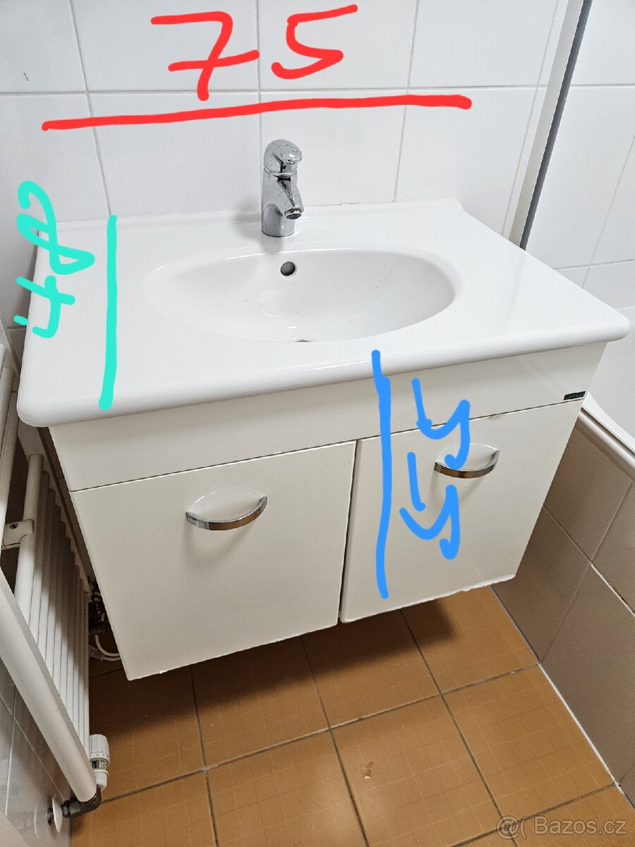 Umyvadlo se skříňkou - 3