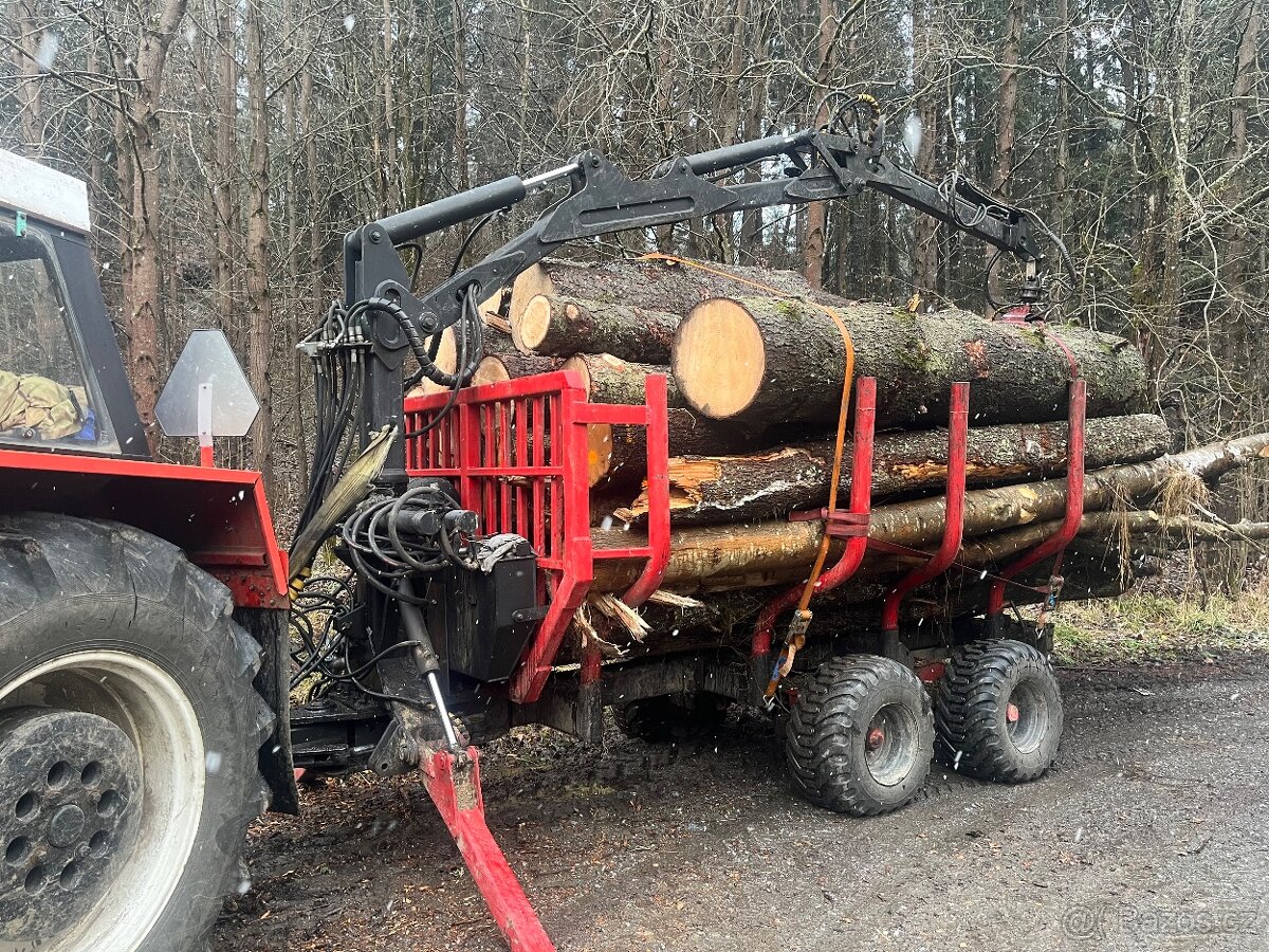 Traktorová vyvazečka - 3