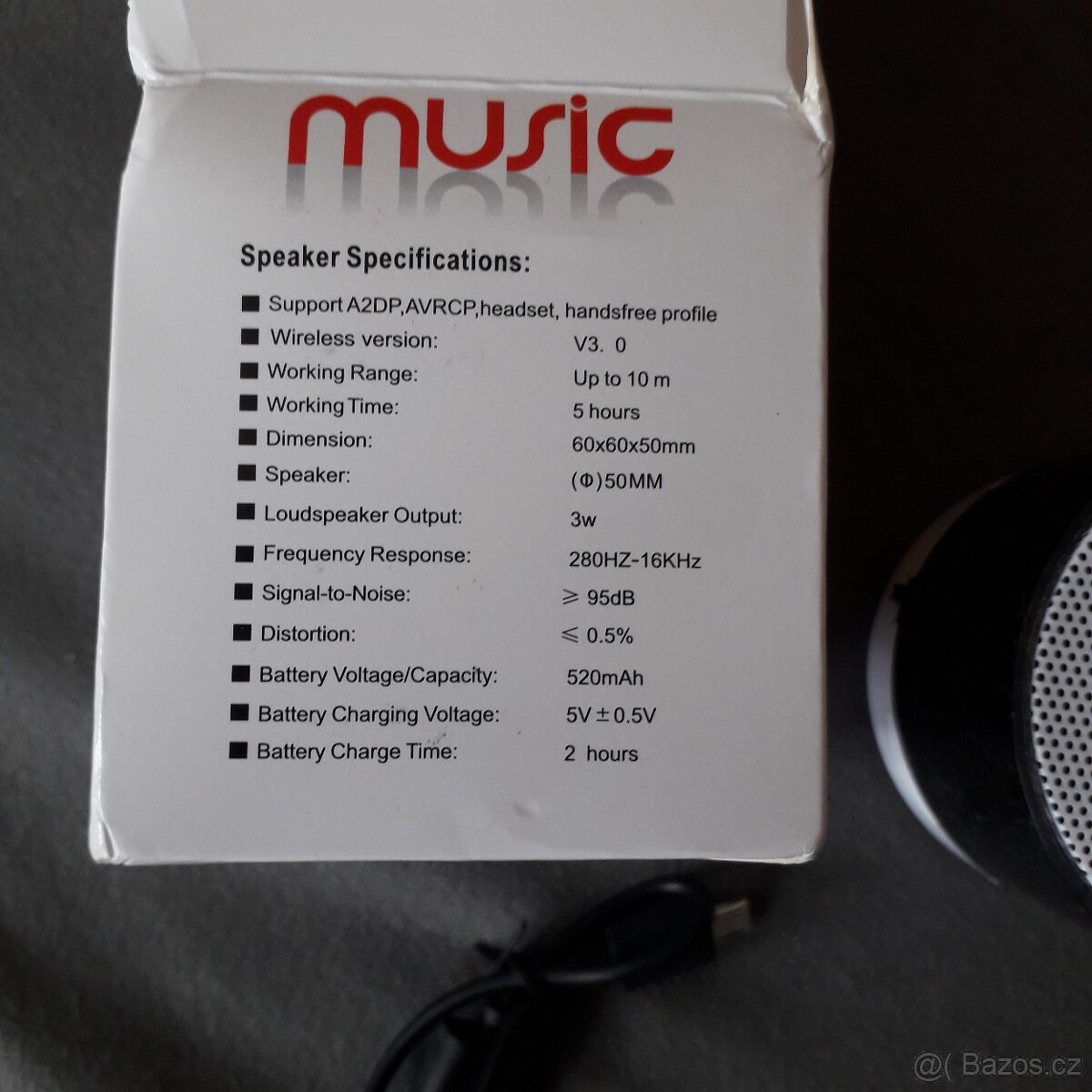 Bluetoot reproduktor - 3