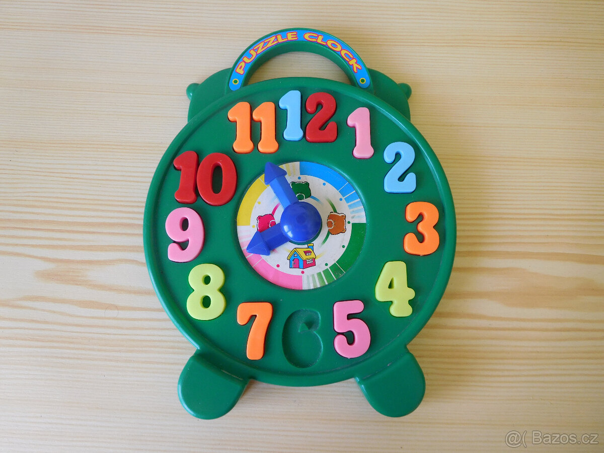 Kostky, hodiny, puzzle,motorka - 3