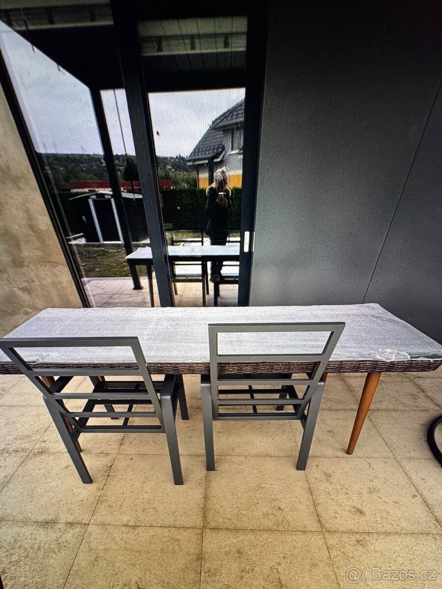 Zahradní Hliníkový stůl - 3