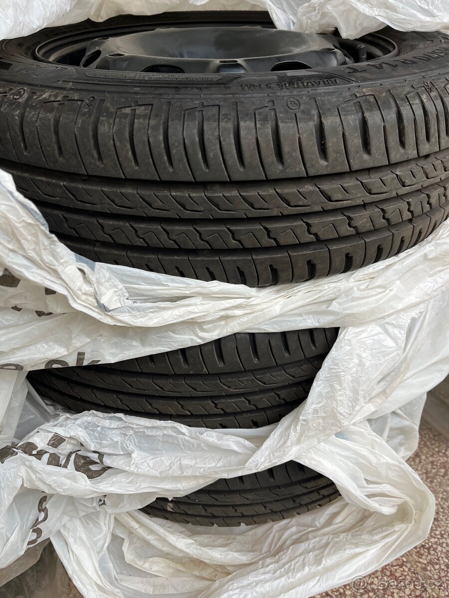 Letni pneu / kola / škoda fabia 4 ks 165/70 R14 - 3
