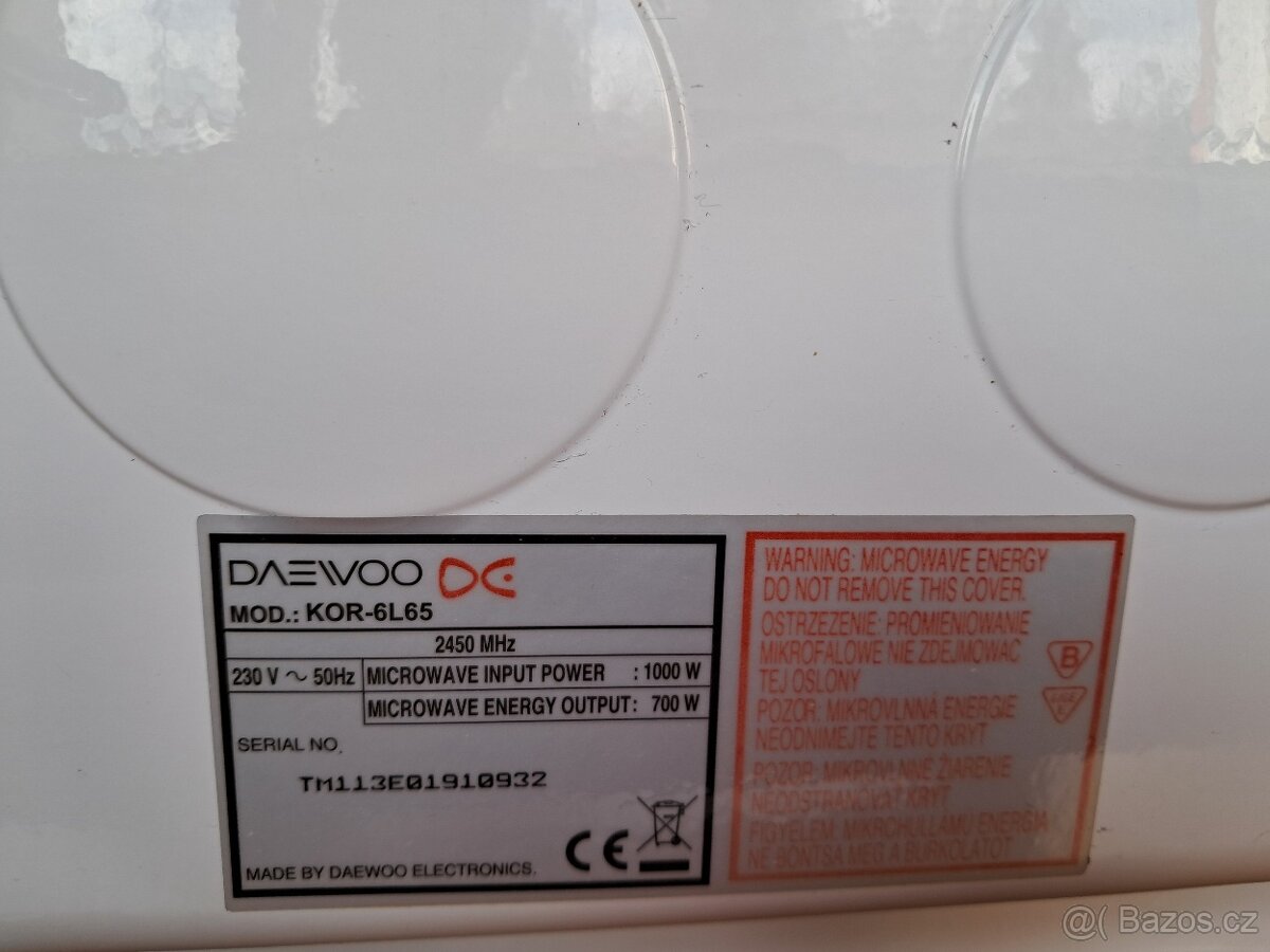 Mikrovlná trouba Daevoo - 3