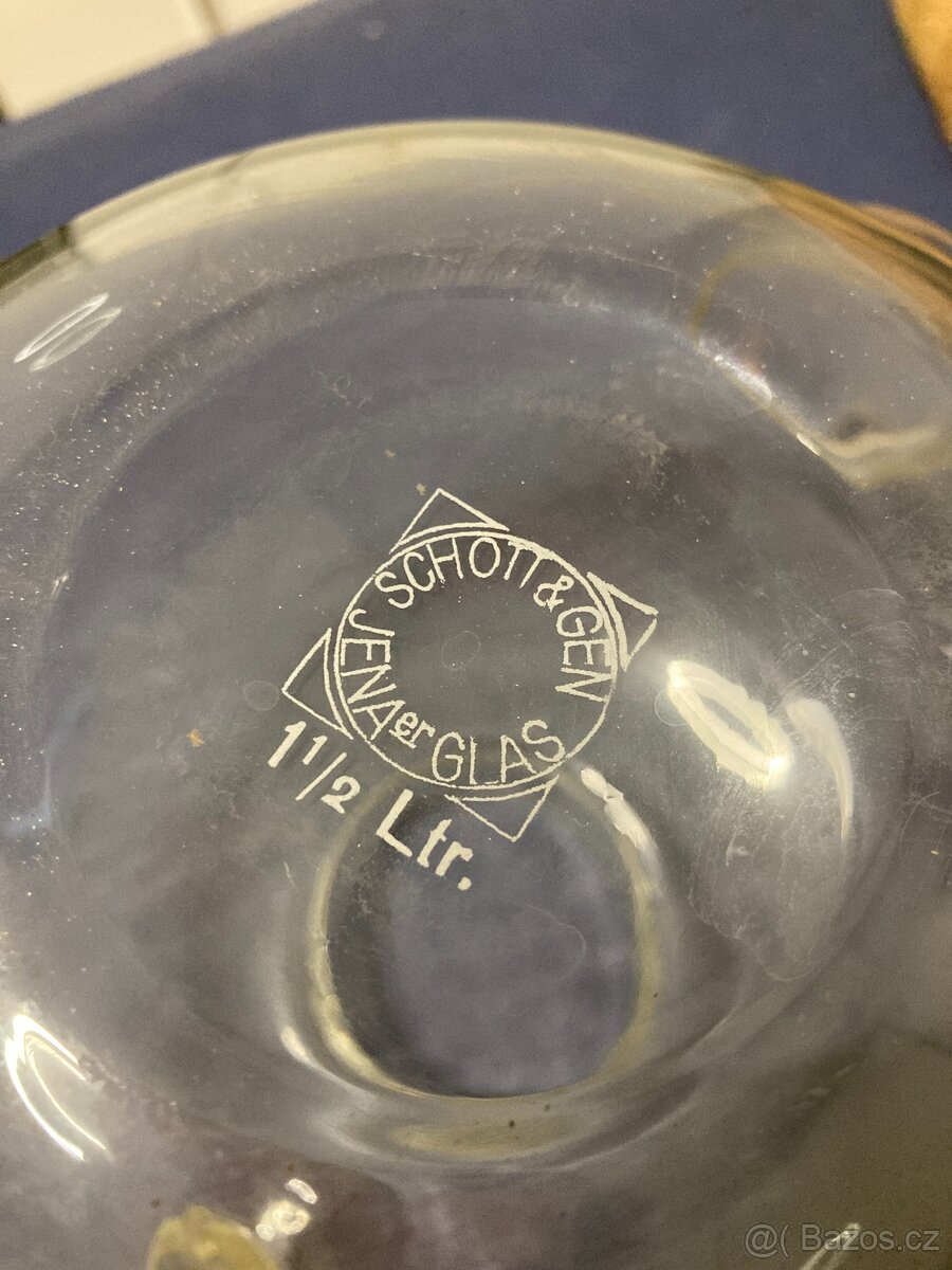 starožitné skleněné soupravy - 3