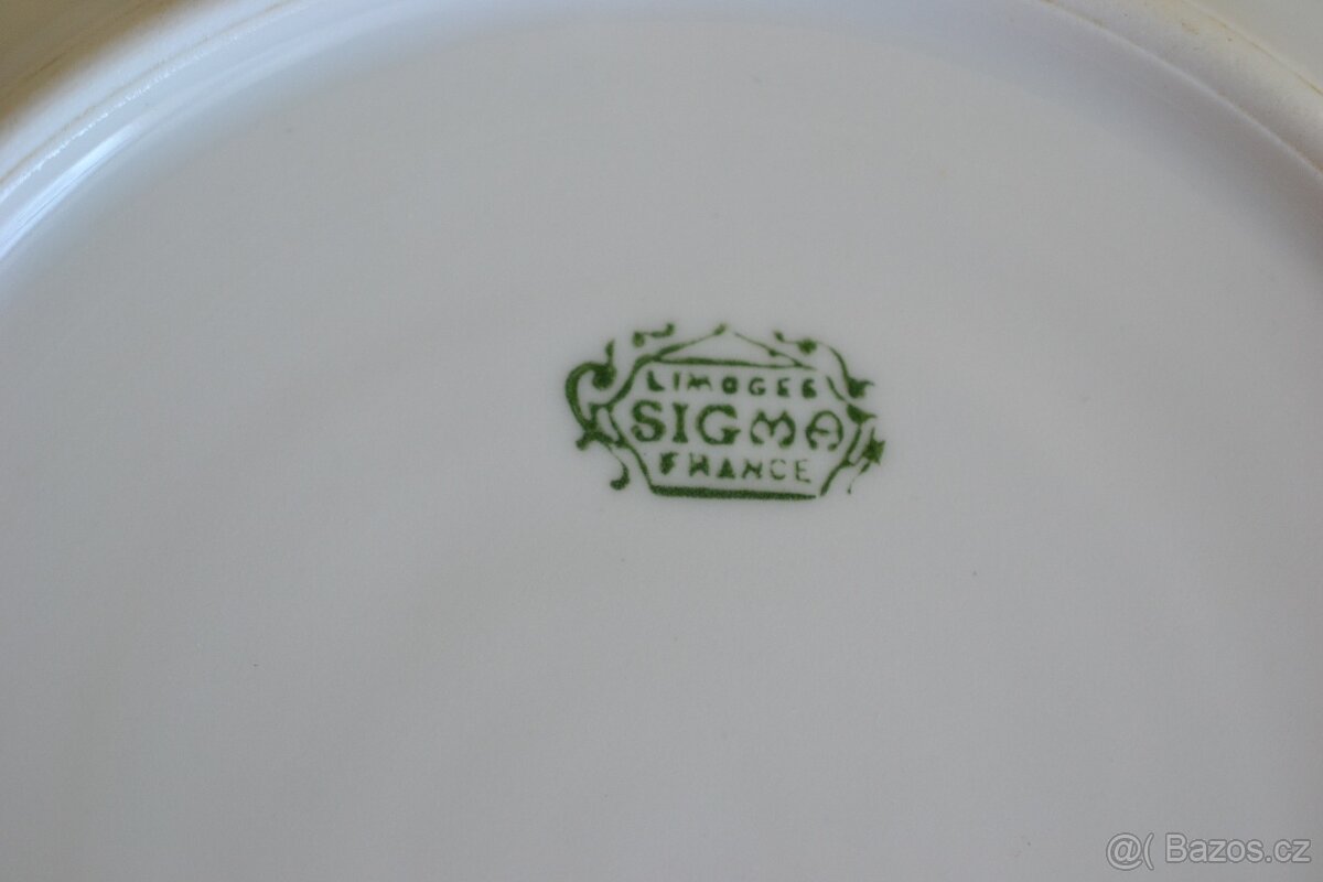 Malý porcelán.talířek zn.LIMOGES - 3