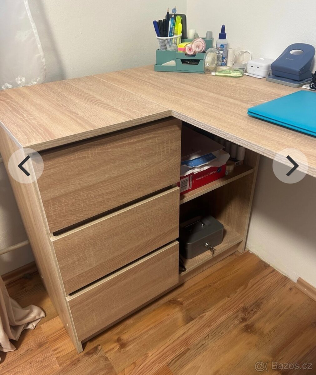 Rohový pracovní stůl - 3