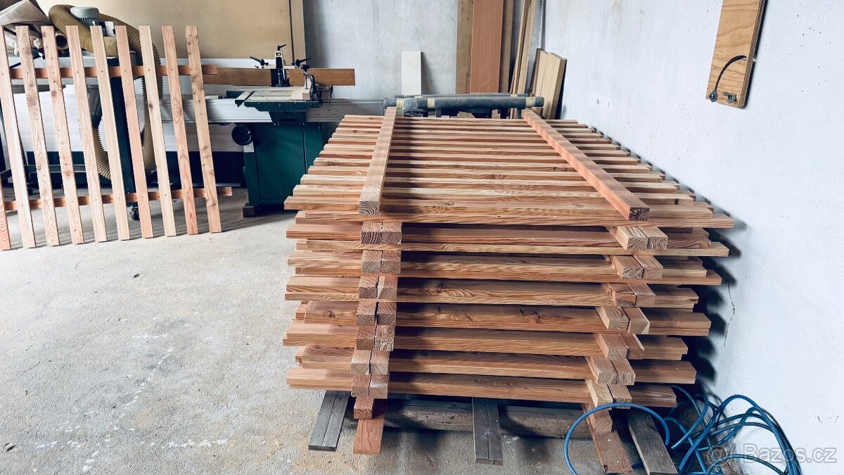 Modřínový hoblovaný plot - 3
