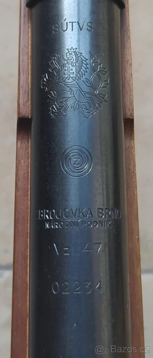 vojenská vzduchovka Vz47 SÚTVS LEV Vz24 pažba - 3