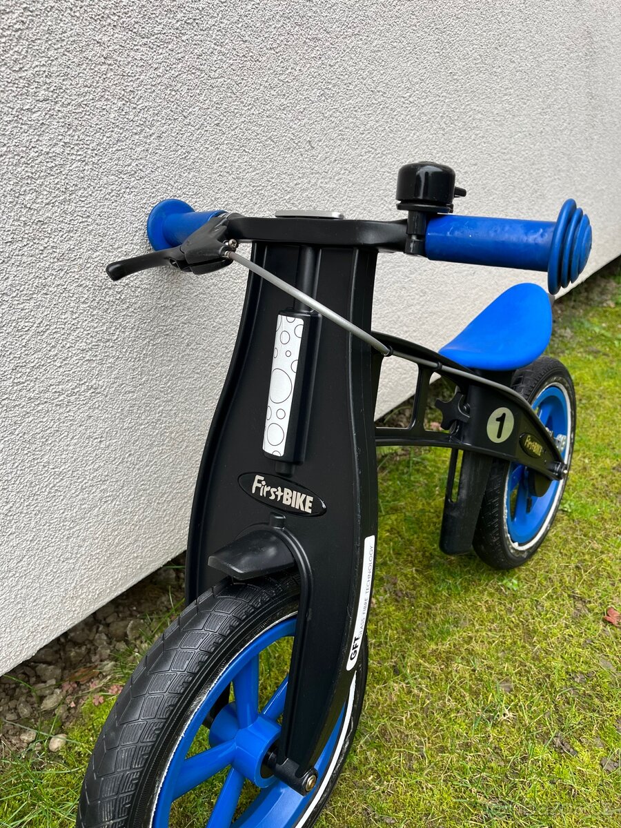 Dětské odrážedlo FirstBike limited modré - 3