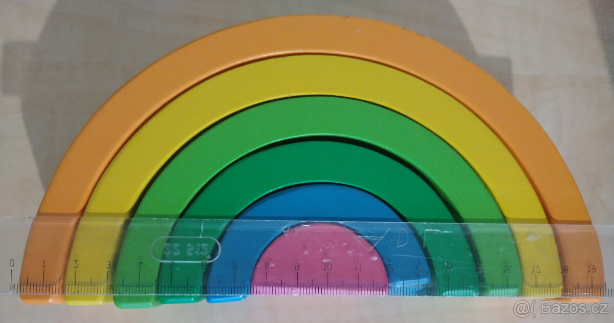 Dřevěná skládací duha - 3