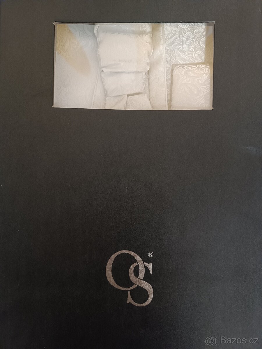 Svatební vesta, kravata, kapesníček - 3