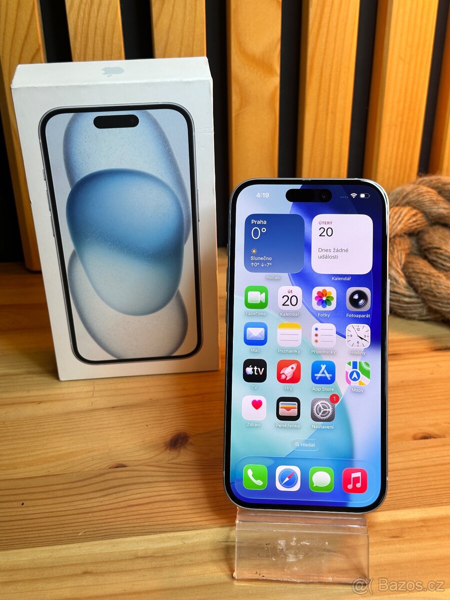 Apple Iphone 15 128GB, modrá, Záruka 11/2026 - 3