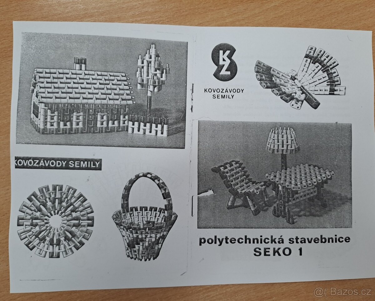 Retro stavebnice SEKO 1 - 3