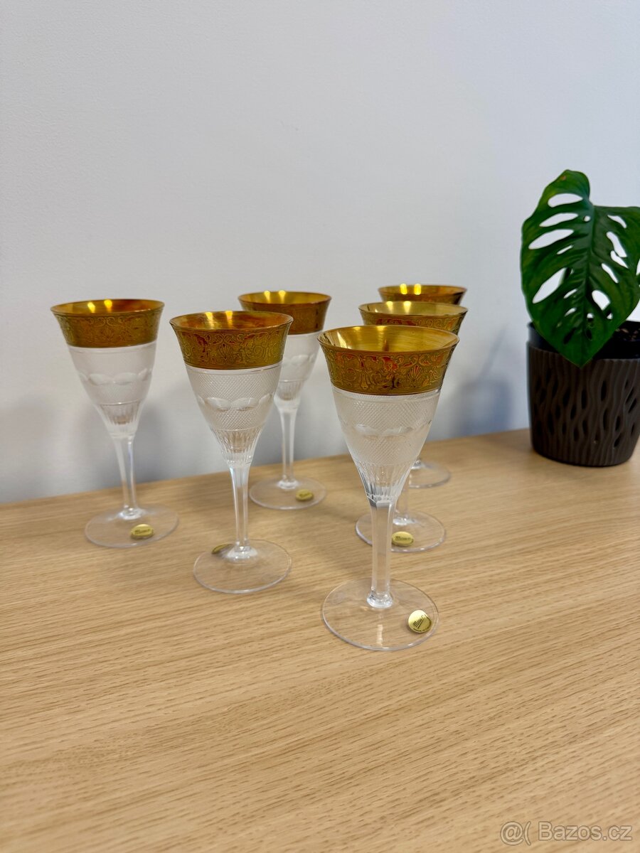 Luxusní skleničky Moser Splendid 120 ml, sada - 3