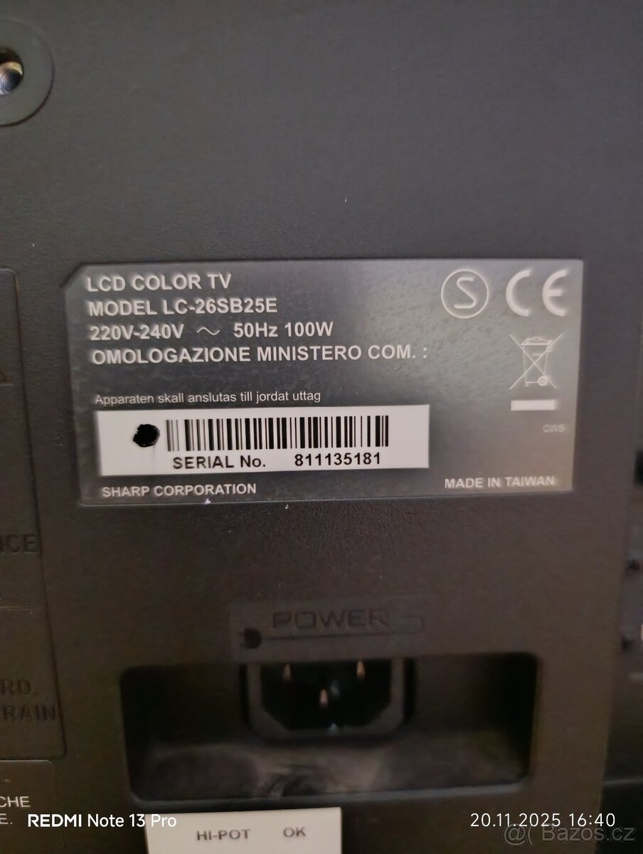 LCD televize Sharp - 3