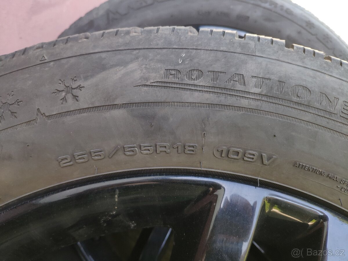 ALU kola R18 5x130 + zimní pneu 255/55 - 3