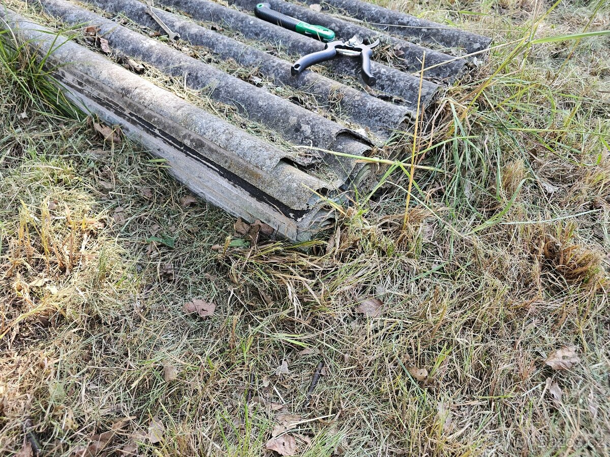 Vlnitý eternit, eternitové šablony za odvoz - 3