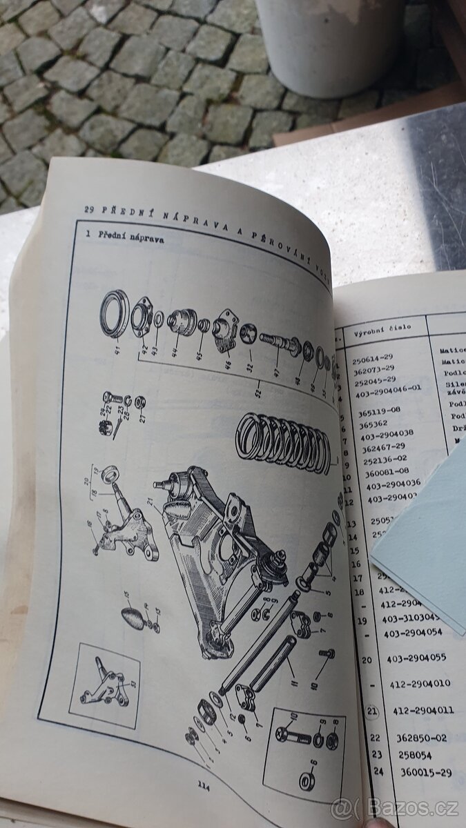 Seznam náhradních dilu - 3