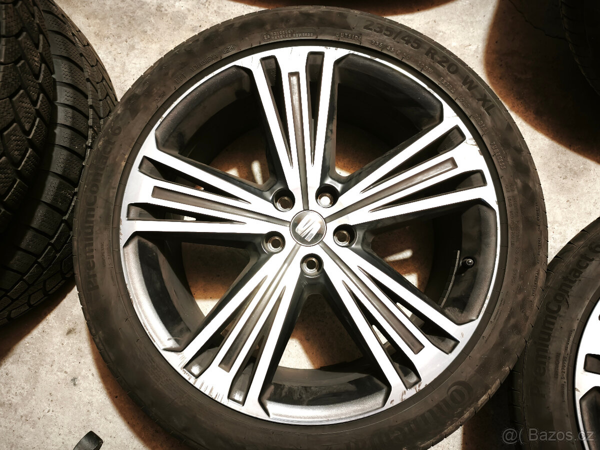 Seat Tarraco - originál 20" alu disky - 3