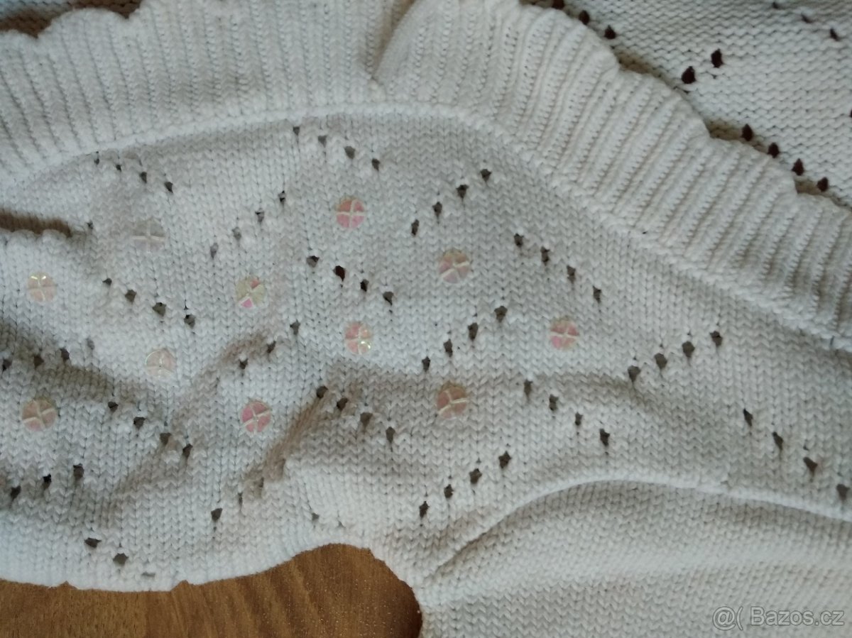 Letní dívčí svetr, 9-12 měsíců - 3