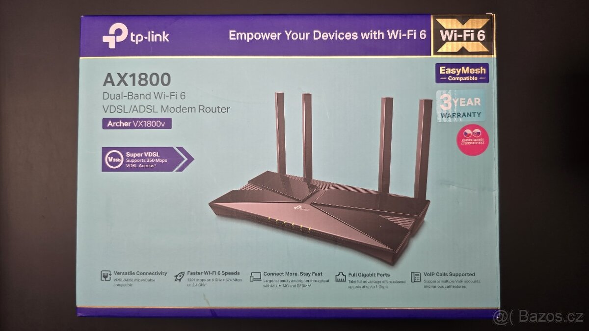 TP-Link Archer VX1800V, AX1800 - 3