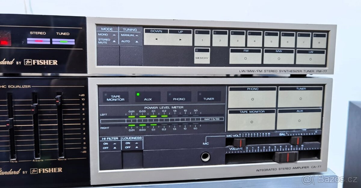 Amplifier + Tuner Fisher CA‑77 - 3