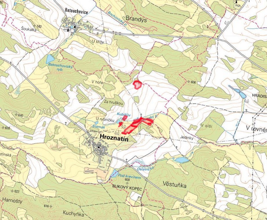 Zemědělská půda, prodej, Hroznatín, Třebíč - 3