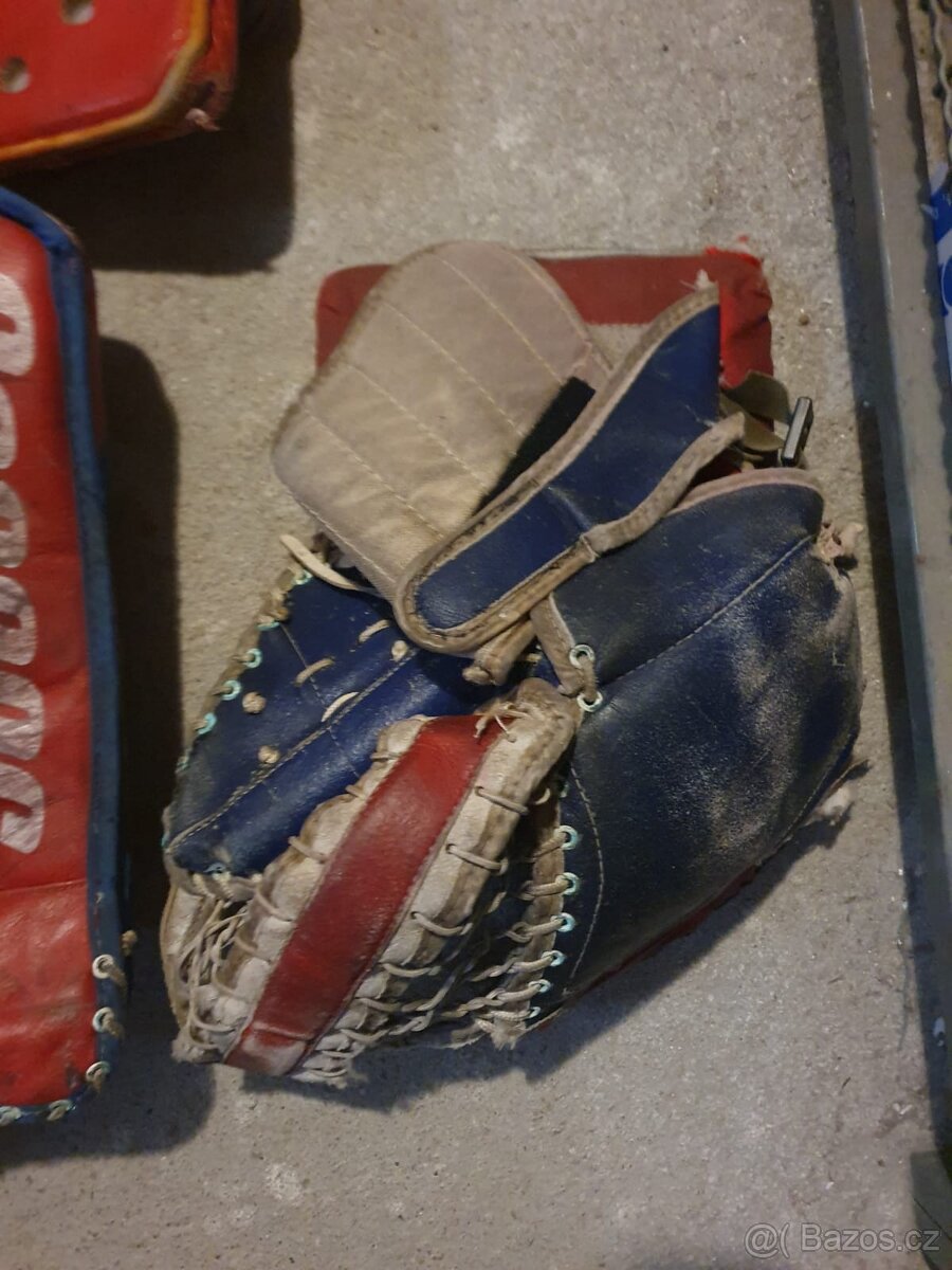 Retro brankářská lapačka a vyrážečka Cooper - 3