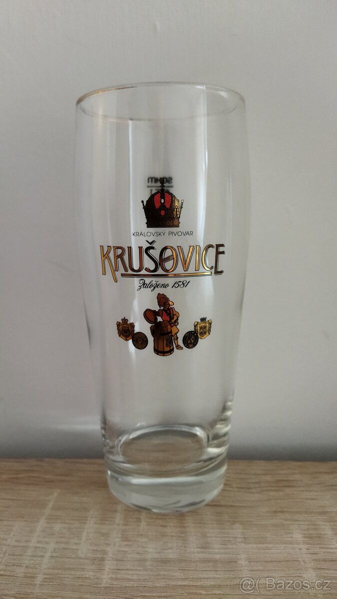 Pivní sklenice Krušovice - 3