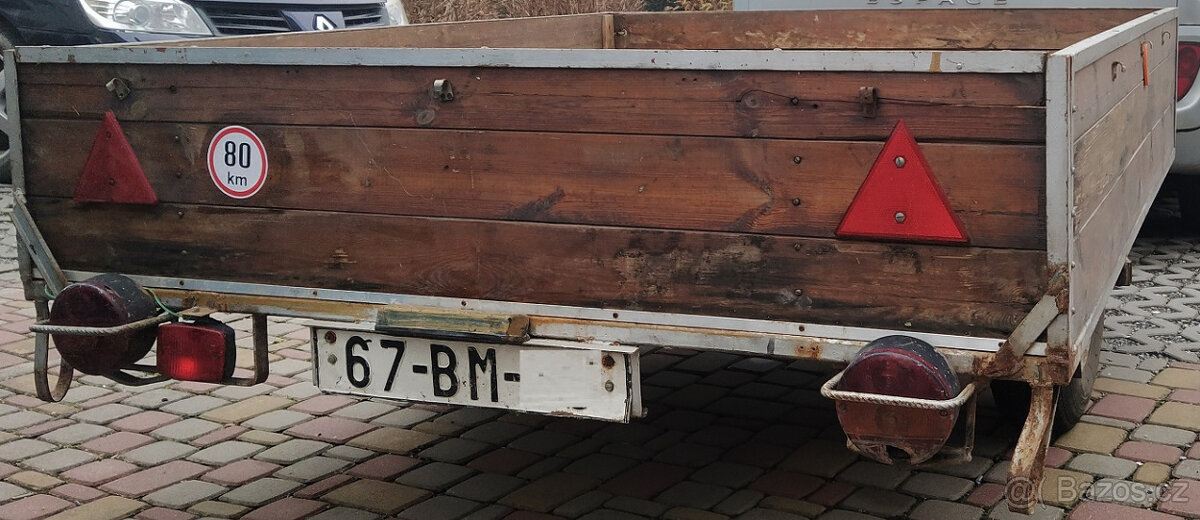 Prodám přívěsný vozík Beskydsport 2m x 1,6m - 3