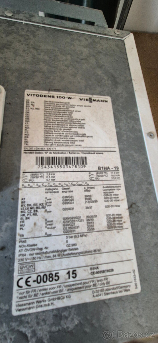 Plynový kotel Viesmann Vitodens 100W+ bojler Draž - 3