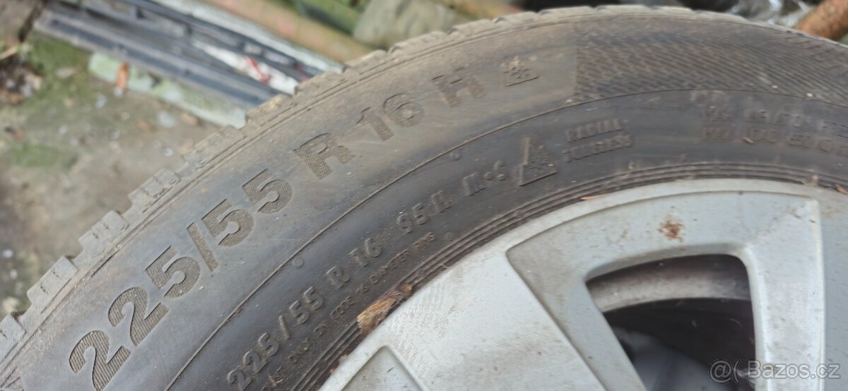 Zimni kola audi a6 4f 225/55 r16 5x112 - 3