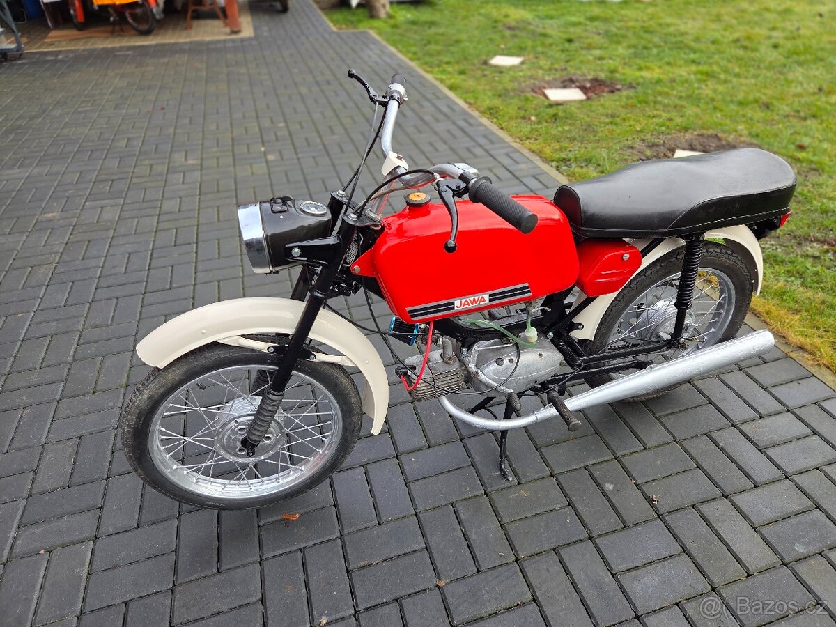Jawa 23 mustang po GO, nový lak, plně funkční, bez TP - 3
