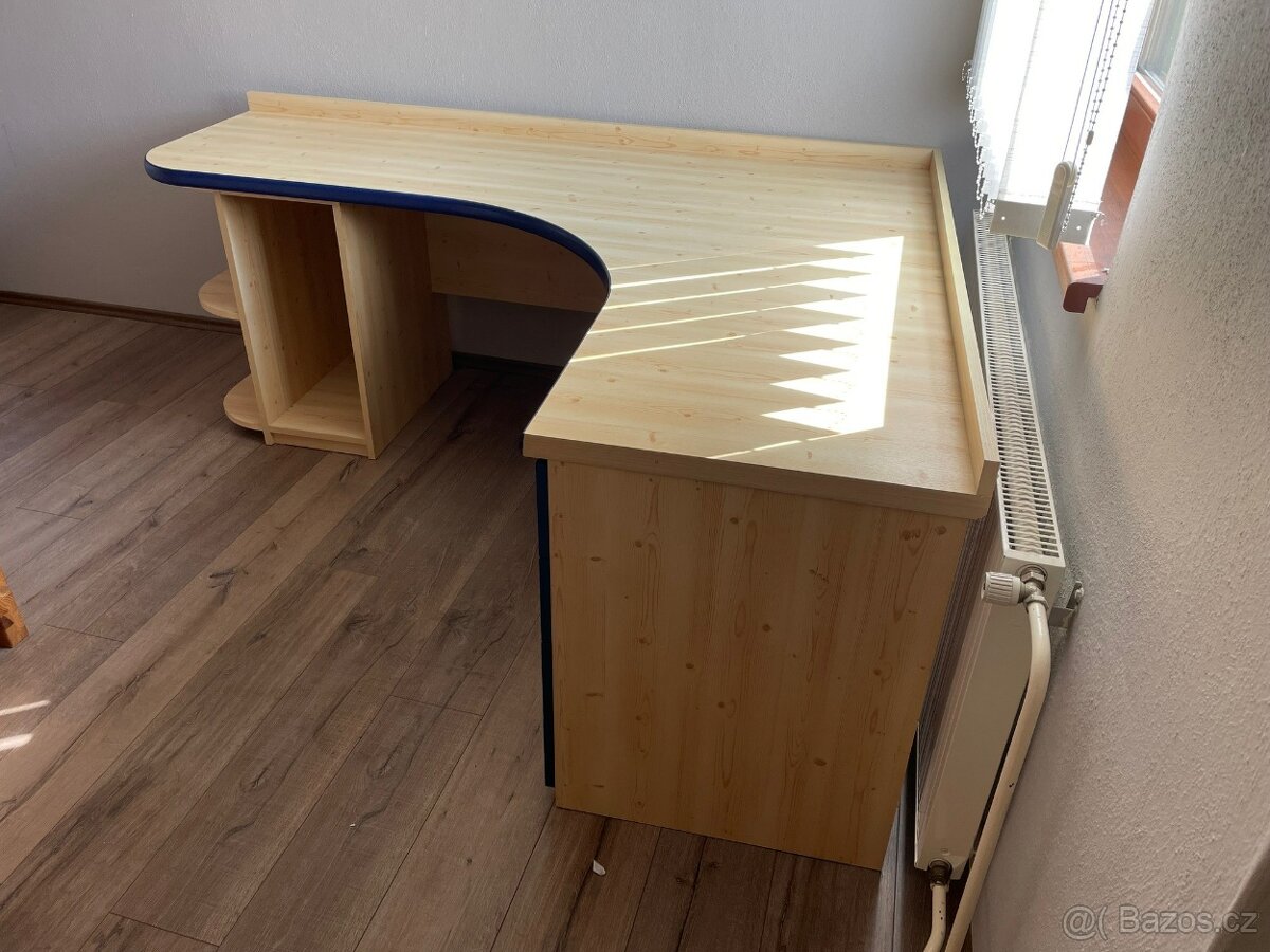 Psací stůl + skříňka - 3