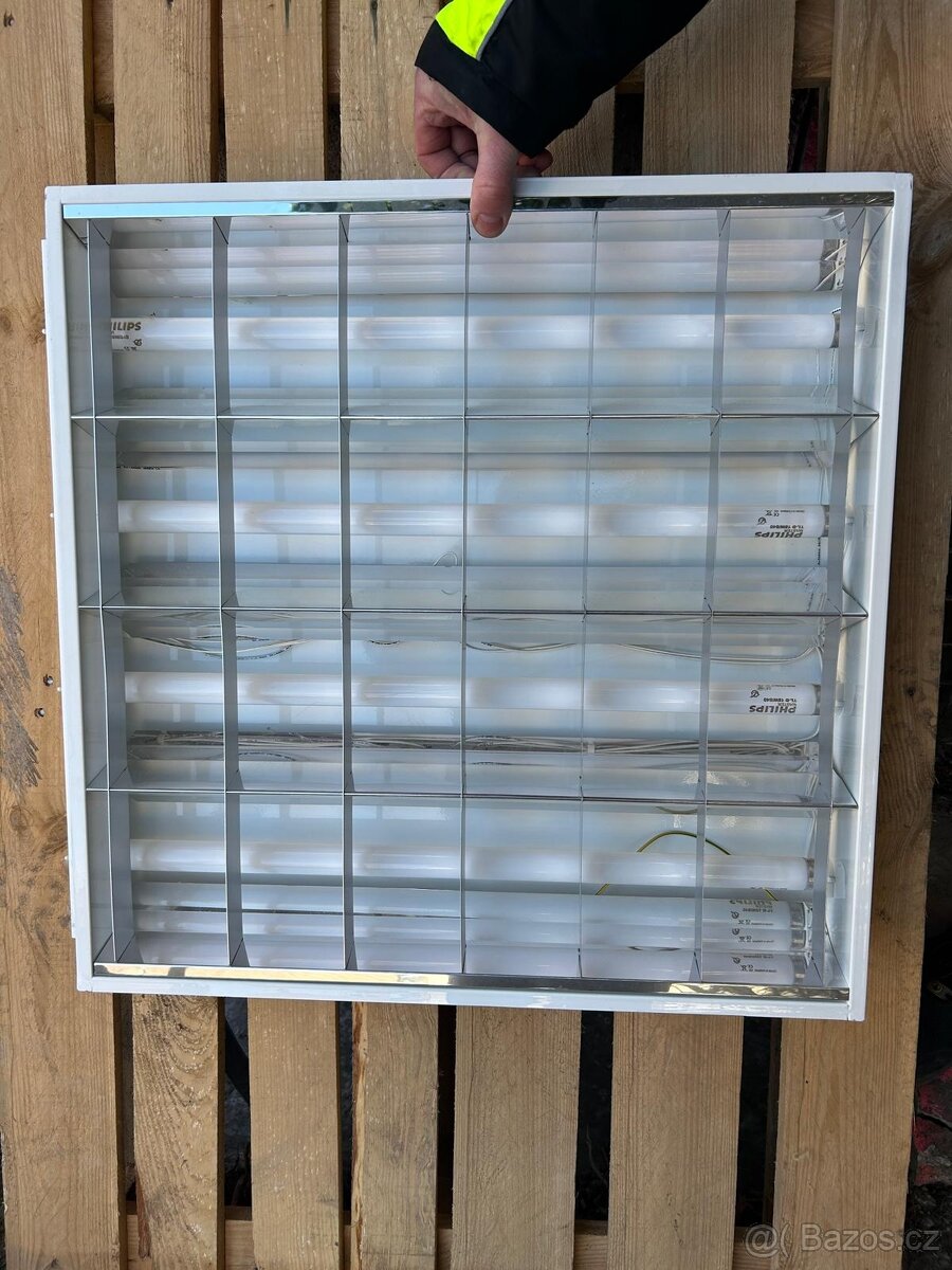 Kazetová svítidla 600×600 mm – 60 ks – 4×18W - 3