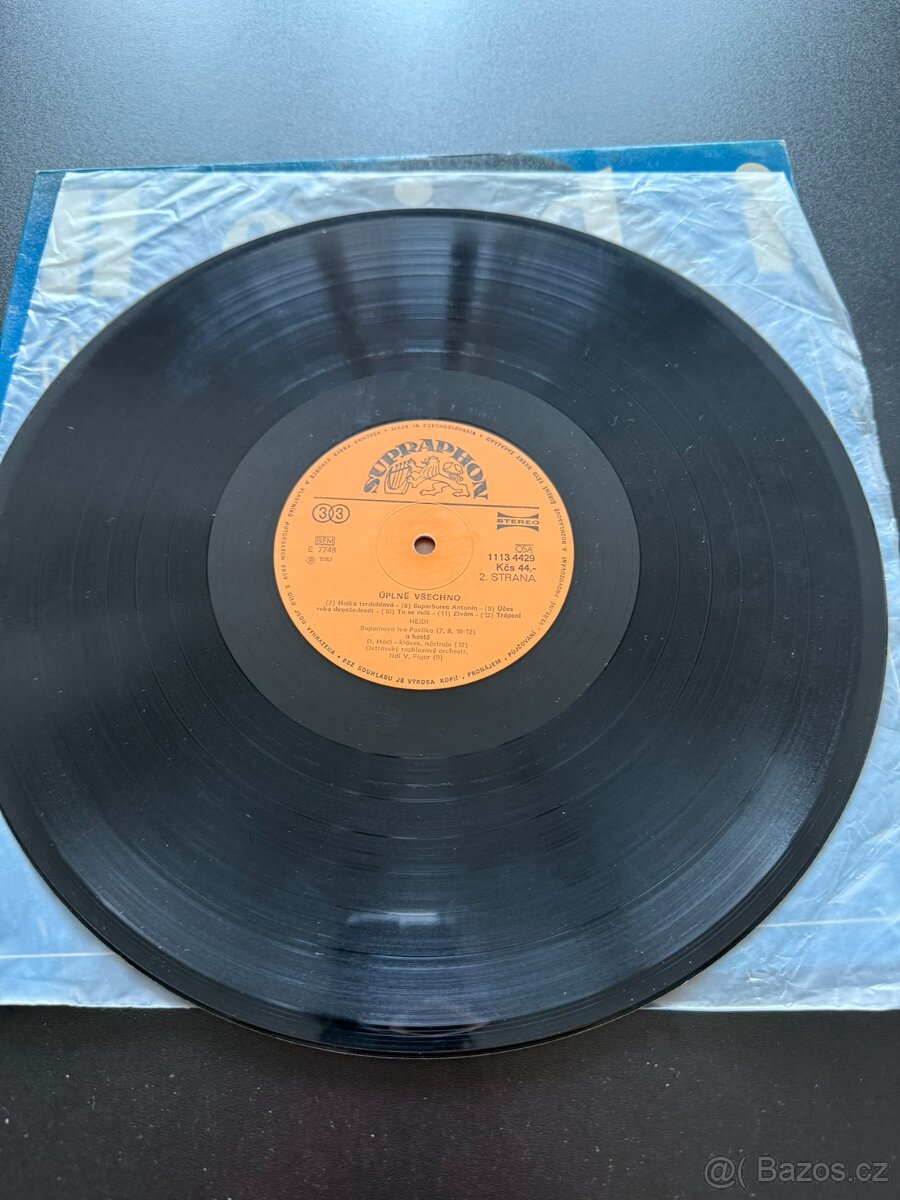 LP Heidi Janků – Úplně všechno - Supraphon - 3