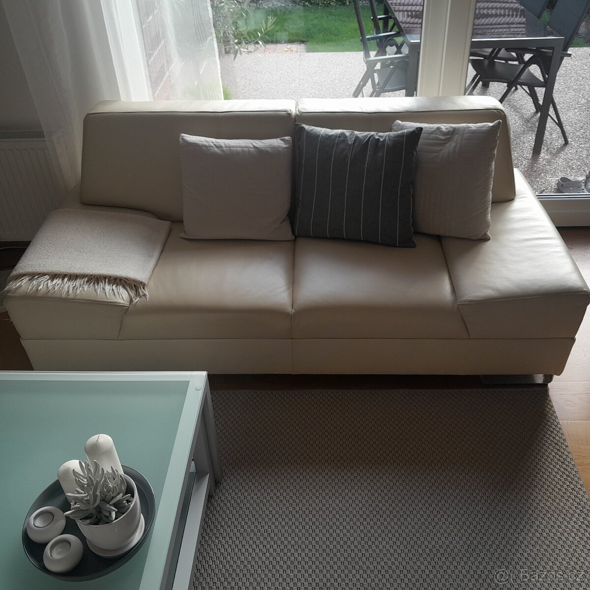 Moderní kožená sedací souprava INÉ MONACO. - 3