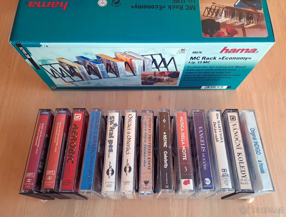 Stojan HAMA pro 13 MC kazet audio kazet magnetofonové kazety - 3