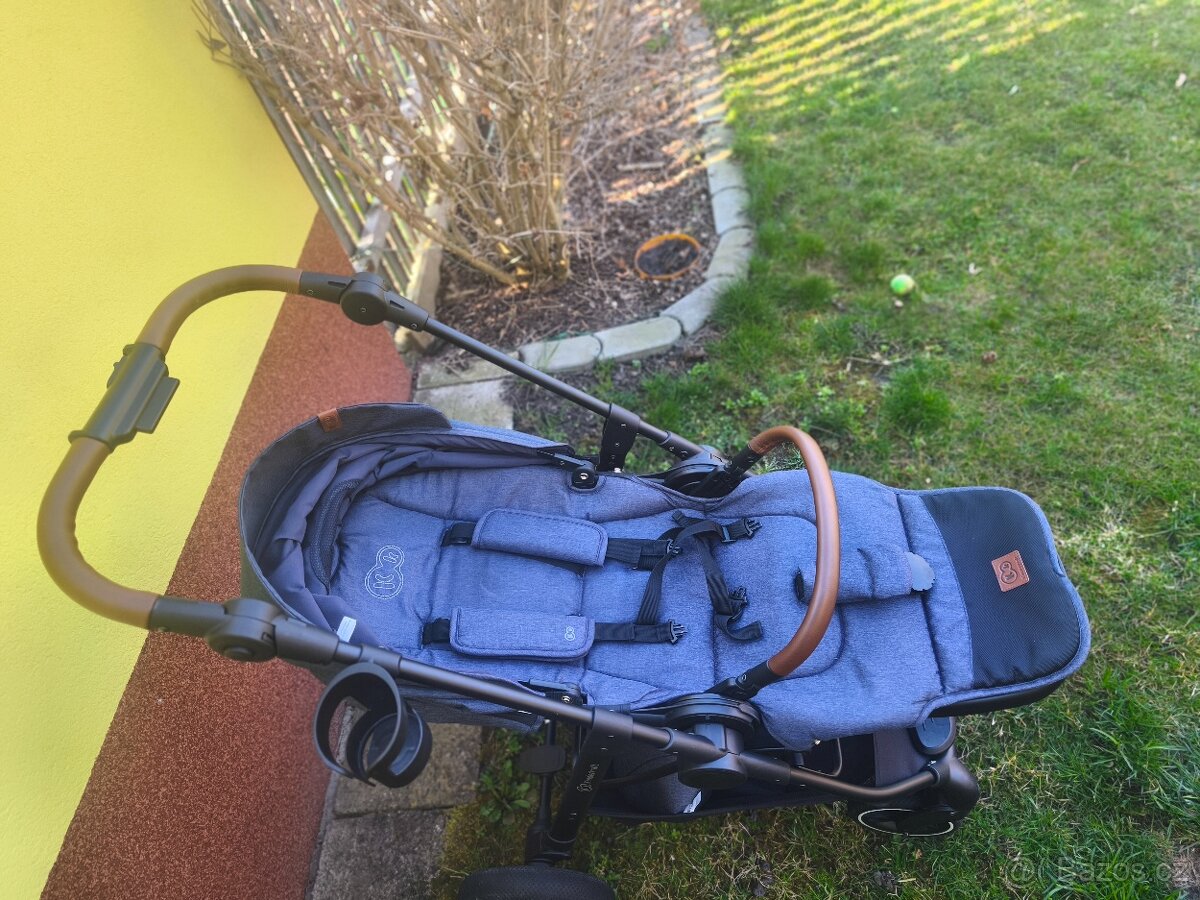 Prodám kočárek sportovní KINDERKRAFT All Road Imperial Blue - 3
