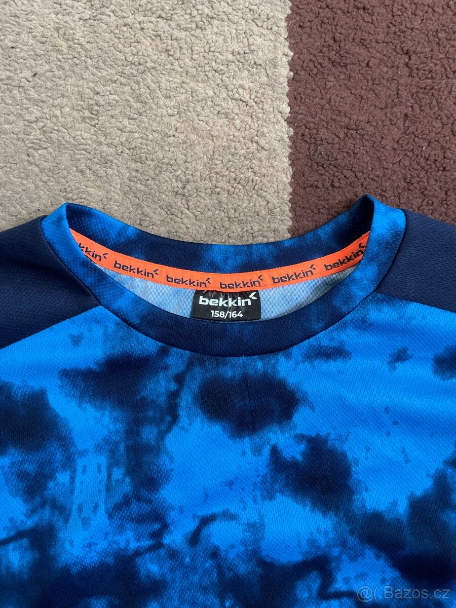 Modré bekkin tričko 158/164 - 3